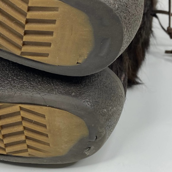 Tecnica Apres Ski Goat Hair Fur Boot Snow Winter 9 - Picture 10 of 12